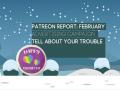 Patreon report: February