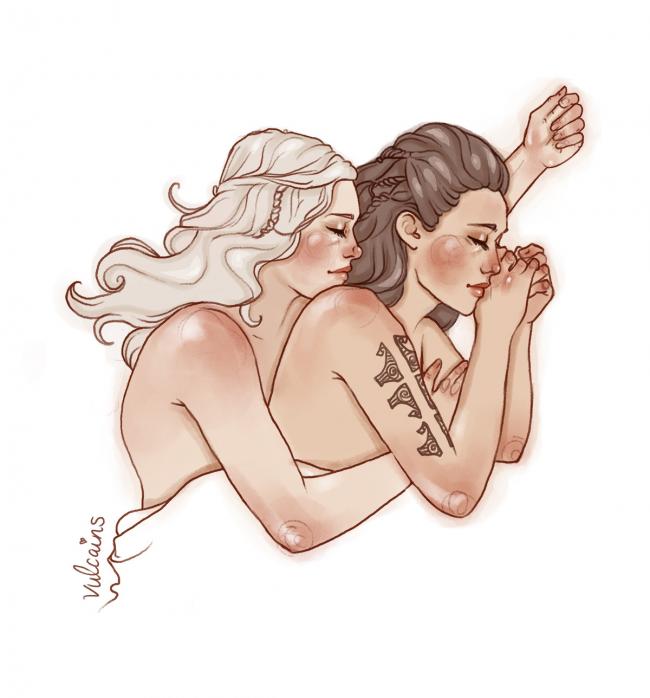 Lexa is the little spoon