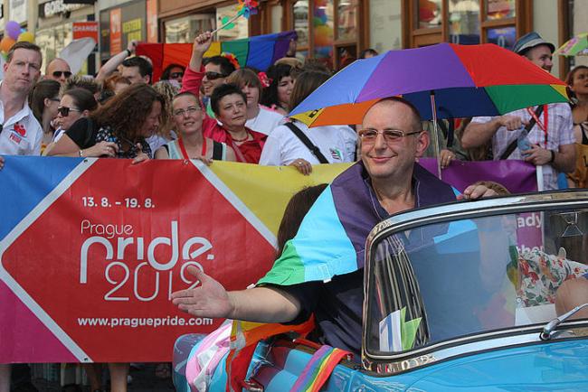 Иржи Громада на Prague Pride 2012